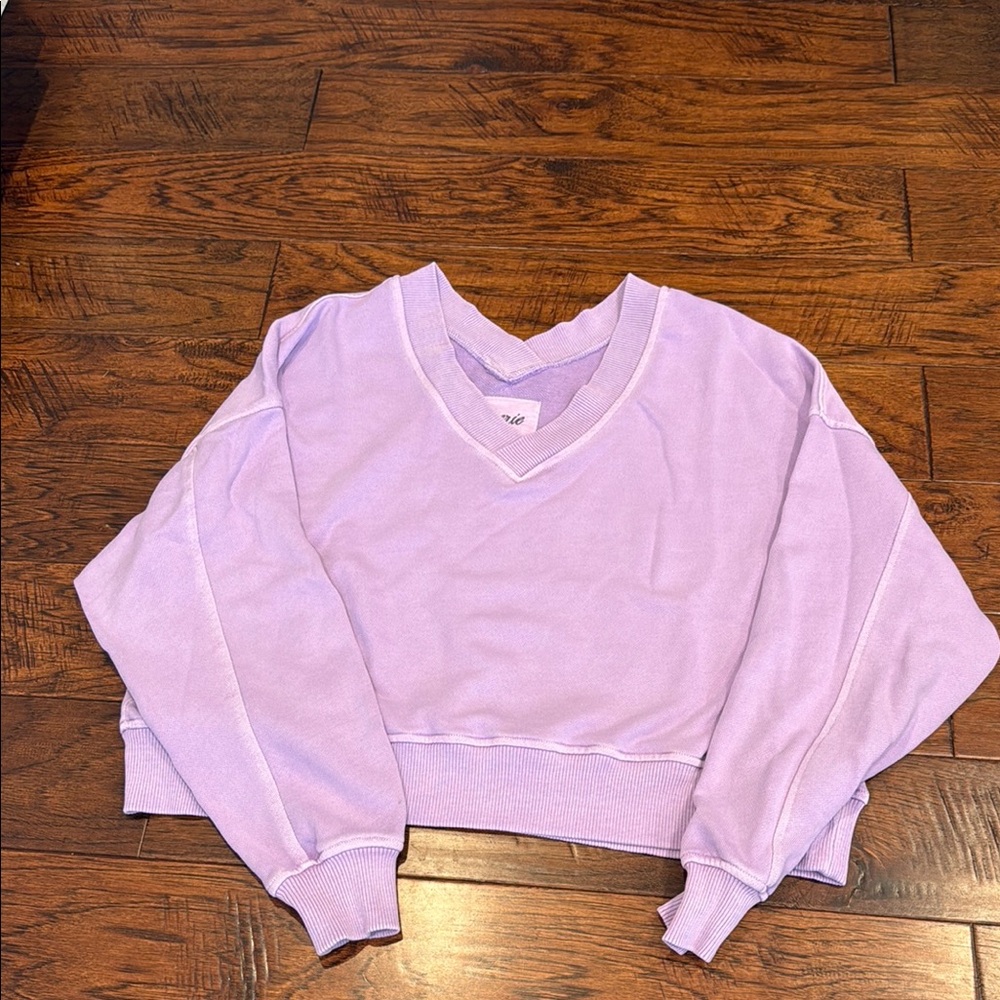Aerie Lilac V-Neck Top